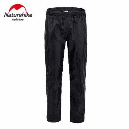 Naturehike - Double Zipper Rain Pants-Upgrade (Medium) - Black