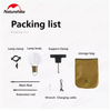 Naturehike camping clip lights - wood grain
