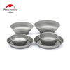 Naturehike Titanium dishes bowl disc (Small) - Titanium