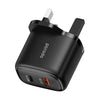 Porodo Dual Output Quick Charger USB-C PD and USB-A QC
