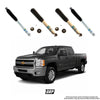 BILSTEIN | 0-2.5″ FRONT & 0-1″ REAR 5100 SHOCKS KIT | CHEVY/GMC 2500HD 4WD 2001-2010