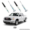 BILSTEIN | 0-1.75″ FRONT ADJUSTABLE & 0-1″ REAR 5100 SHOCKS KIT | CHEVY/GMC 1500 4WD 2007-2013