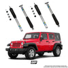 BILSTEIN | 1.5-3″ FRONT & 2″ REAR 5100 SHOCKS KIT | JK 2DR/4DR 4WD 2007-2017
