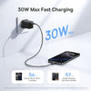 Baseus EnerFill FN11 Fast Charger 2U+C 30W - Cosmic Black