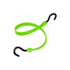 36″ Bungee Polystrap WITH OVERMOLDED NYLON ENDS, Safety Green