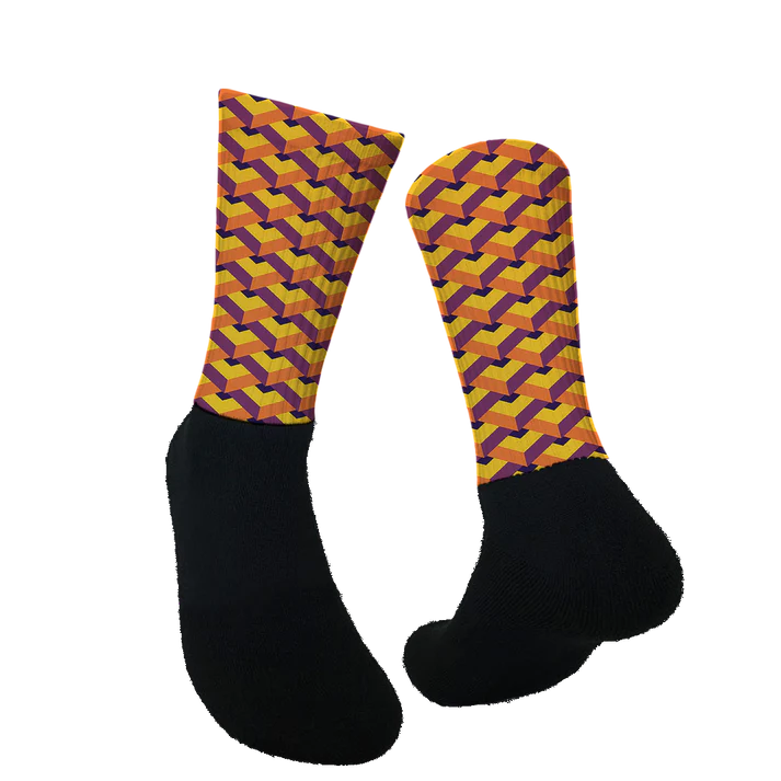 Lurk Orange Colorful Geometrics