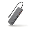 Powerology 12 in 1 - Hdmi & DP 4K Usb-C Hub Ethernet 10Gbps Data Transfer