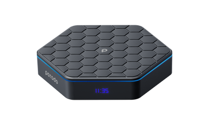 Porodo TV Box Ultra High-Speed Media Streaming