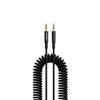 Porodo 3.5mm AUX Coiled Audio Cable Convenient Tangle-Free Design 1.2m/4ft