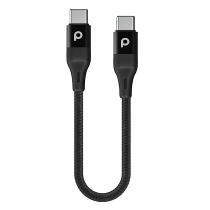 Porodo Braided USB-C to USB-C (60W 0.25m)