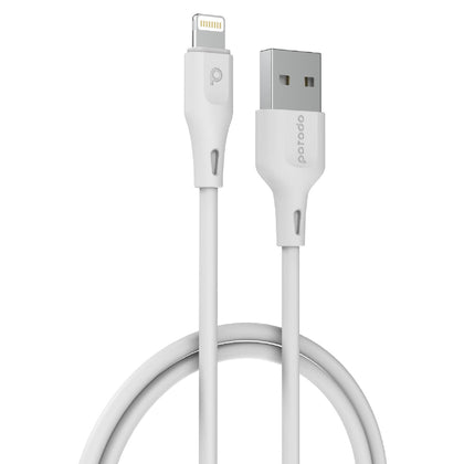 Porodo USB Cable Lightning Connector Durable Fast Charge and Data Cable (2M 2.4A)