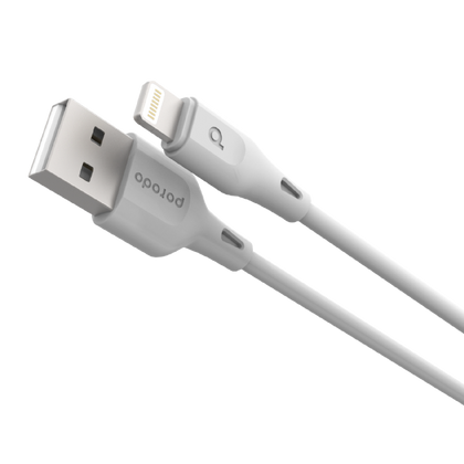 Porodo USB Cable Lightning Connector Durable Fast Charge and Data Cable (2M 2.4A)