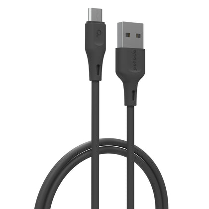 Porodo USB Cable Micro-USB Connector Durable Fast Charge Data Cable (1.2m/4ft)