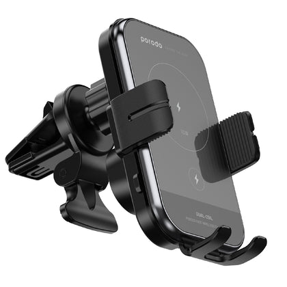 Porodo 3 In 1 Car Charger Mount 15W With QC3.0 Car Charger