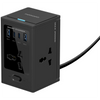 Porodo Universal GaN Multi-Port Cube Adapter with 4 AC Sockets
