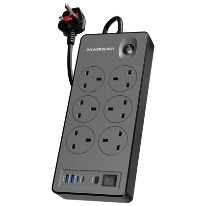Powerology  6AC | 2990W Power Strip PD 20W