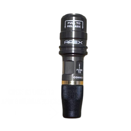 Apex High Flow Push-On Chuck - 3/8 O.D. Hose (Dual Flow)