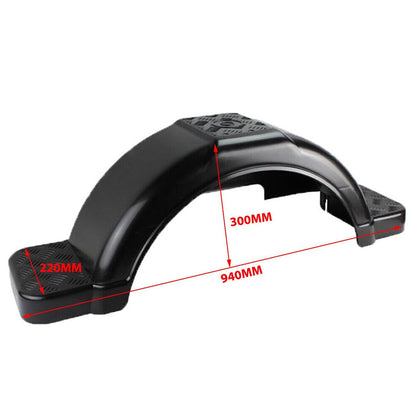 Plastic Axle Mudguard Fender with Step