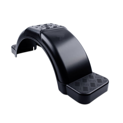 Plastic Axle Mudguard Fender with Step