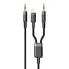 Porodo Multi-Device AUX 3.5mm|Lightning Cable(4ft/1.2m)