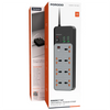Porodo 3000W | 7AC Universal Power Strip with 6 USB Ports (4C + 2A)