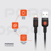 كابل مضفّر USB-A إلى ليتنينج من بورودو