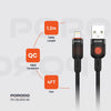 كابل مضفّر USB-A إلى ليتنينج من بورودو