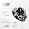 Porodo Chrono Steel Smart Watch