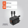 Porodo Dual port Wall Charger UK