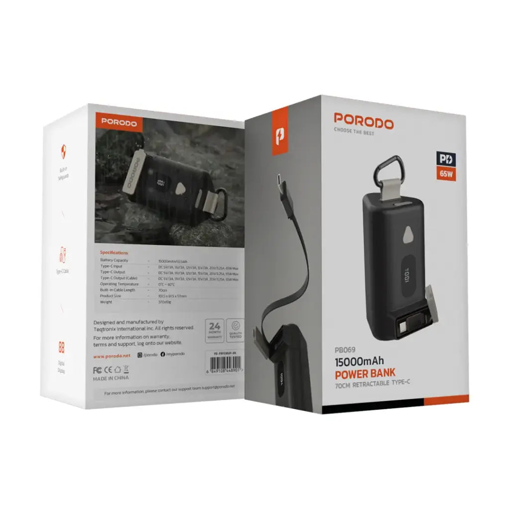 Porodo Power Bank PB069 15000mAh