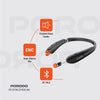 سماعة عنق بلوتوث من Porodo Soundtec مع سماعات قابلة للتمديد