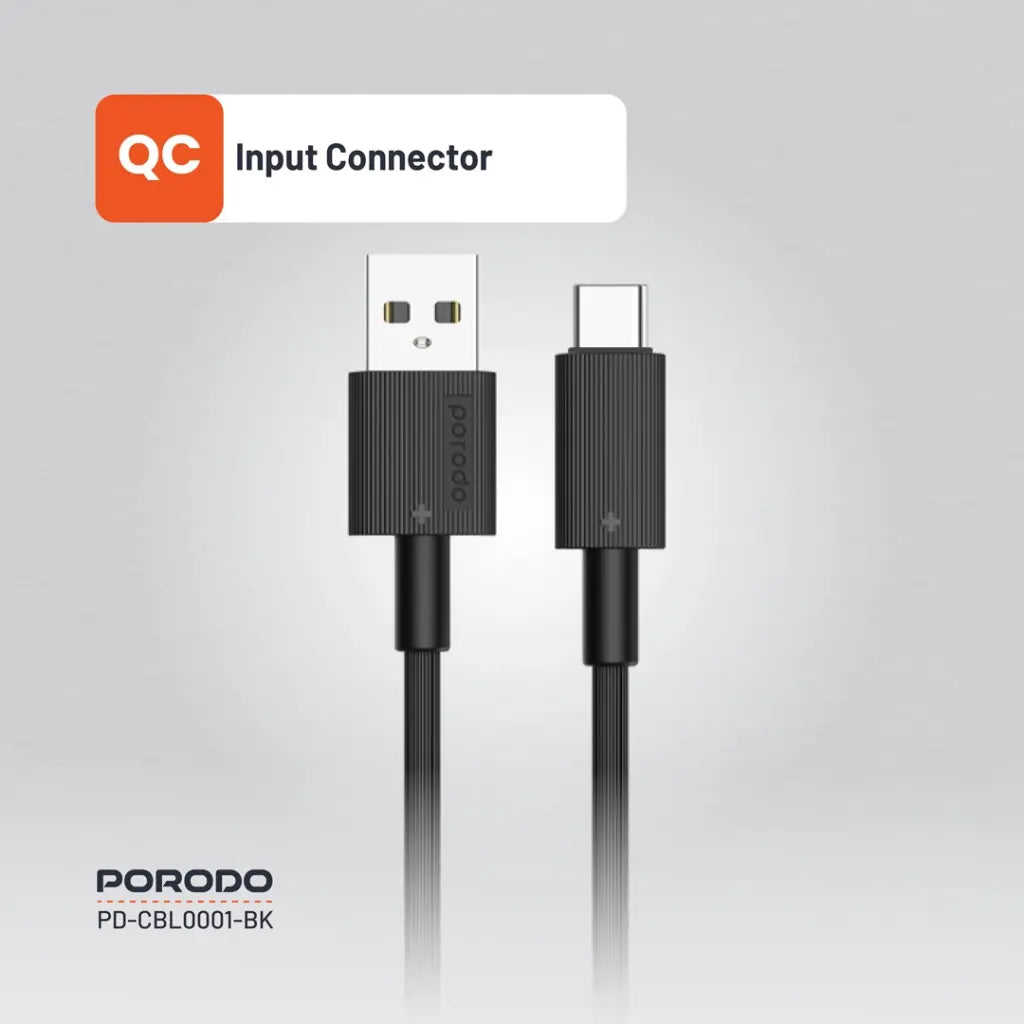 كابل شحن متين من USB-A إلى نوع C من بورودو