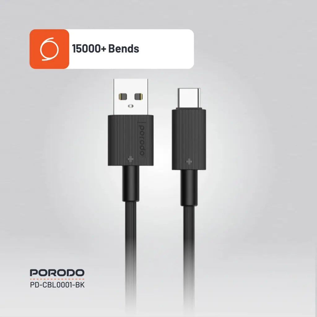 كابل شحن متين من USB-A إلى نوع C من بورودو