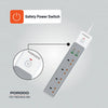 Porodo 4AC 65W 3000W Power Strip- White