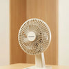 Porodo Lifestyle Chillo Portable Desk Fan with Oscillating Function & Indicator Lights - Beige