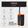 Porodo Lifestyle Electric Air Inflator With High-Pressure Power & Built-In Flashlight - Black