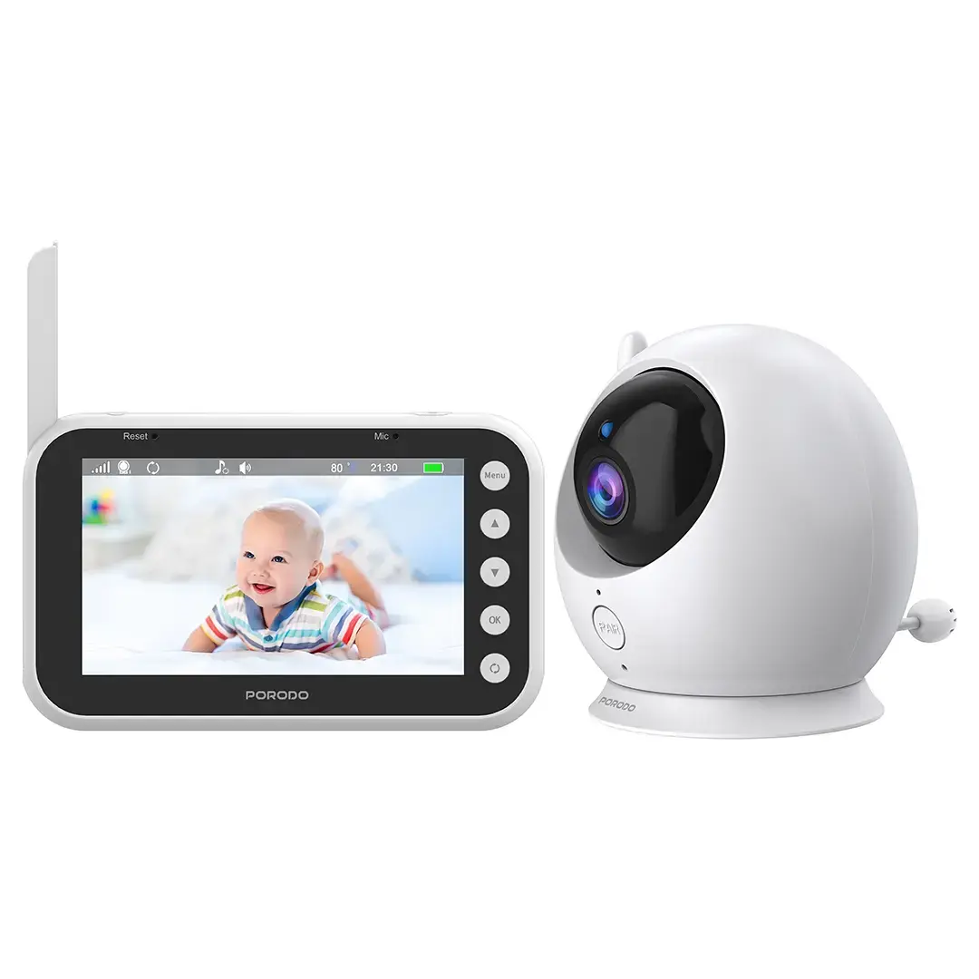 Porodo Lifestyle Lumi Baby Smart Monitor with Camera and Display Screen