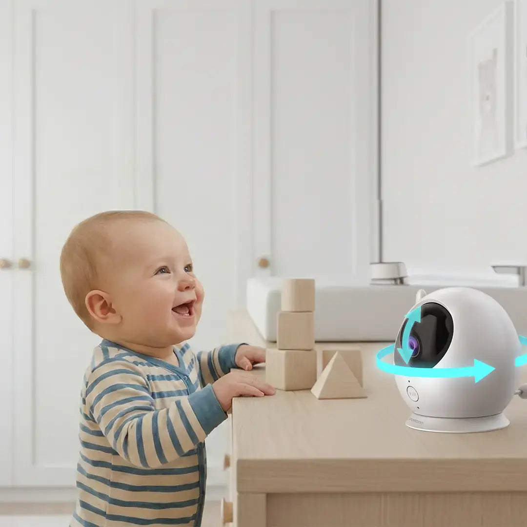 Porodo Lifestyle Lumi Baby Smart Monitor with Camera and Display Screen
