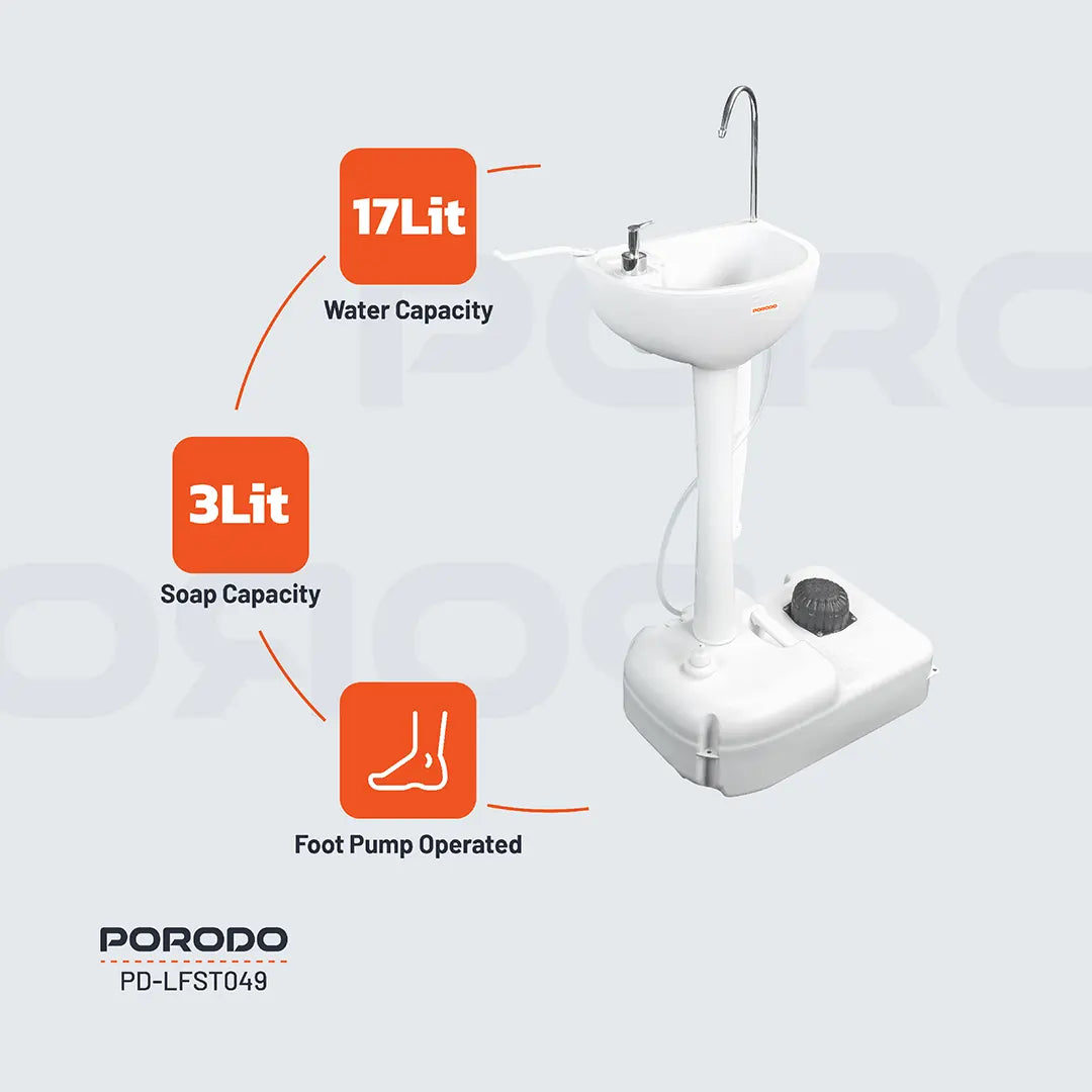 Porodo Lifestyle Portable Handwash Station