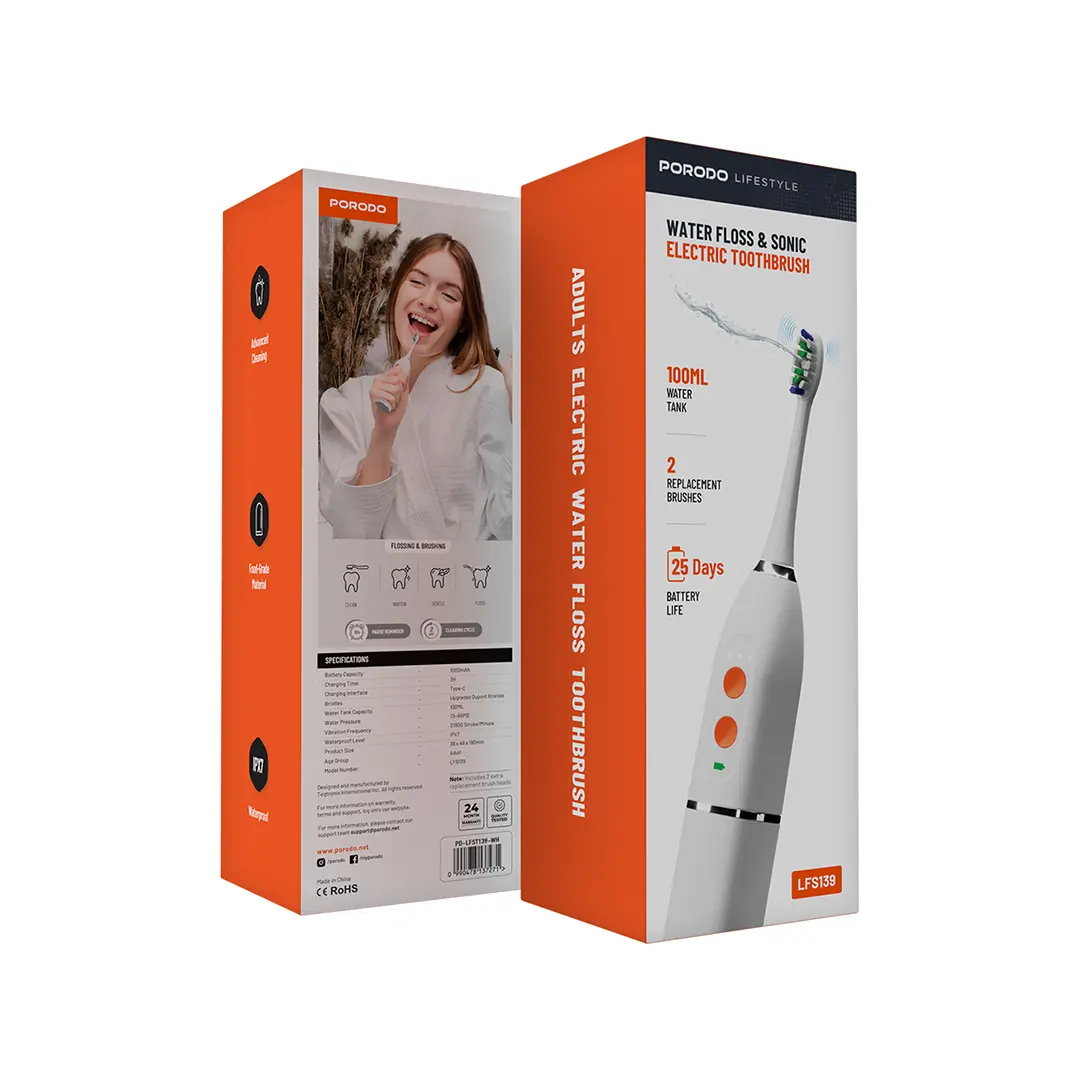Porodo Lifestyle Water Floss & Sonic Electric Toothbrush
