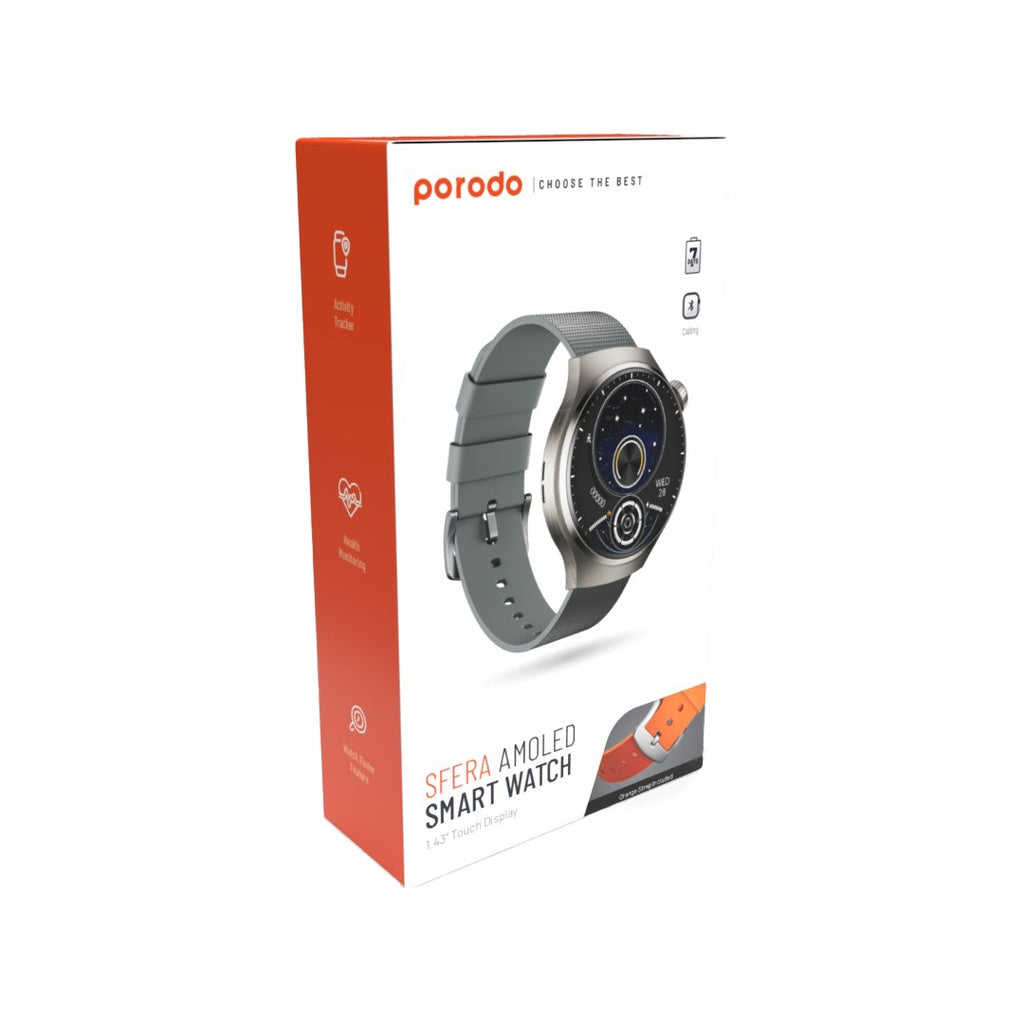 Porodo Sfera Amoled Smart Watch