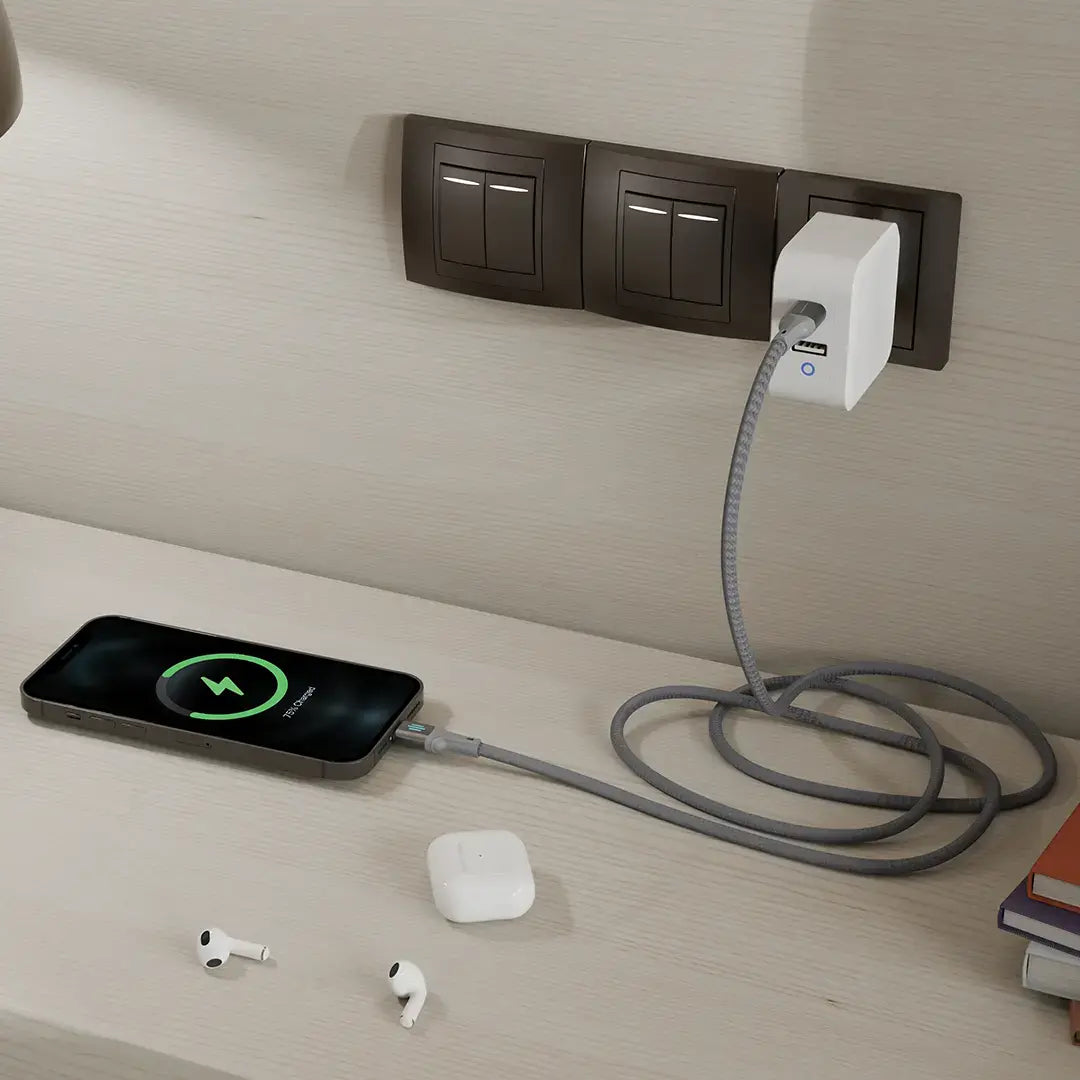 Porodo USB-C to USB-C Charging & Data Cable PD 240W