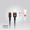 كابل مضفّر USB-A إلى ليتنينج من بورودو