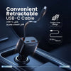 Powerology Cyber 81W USB - C Retractable Car Charger