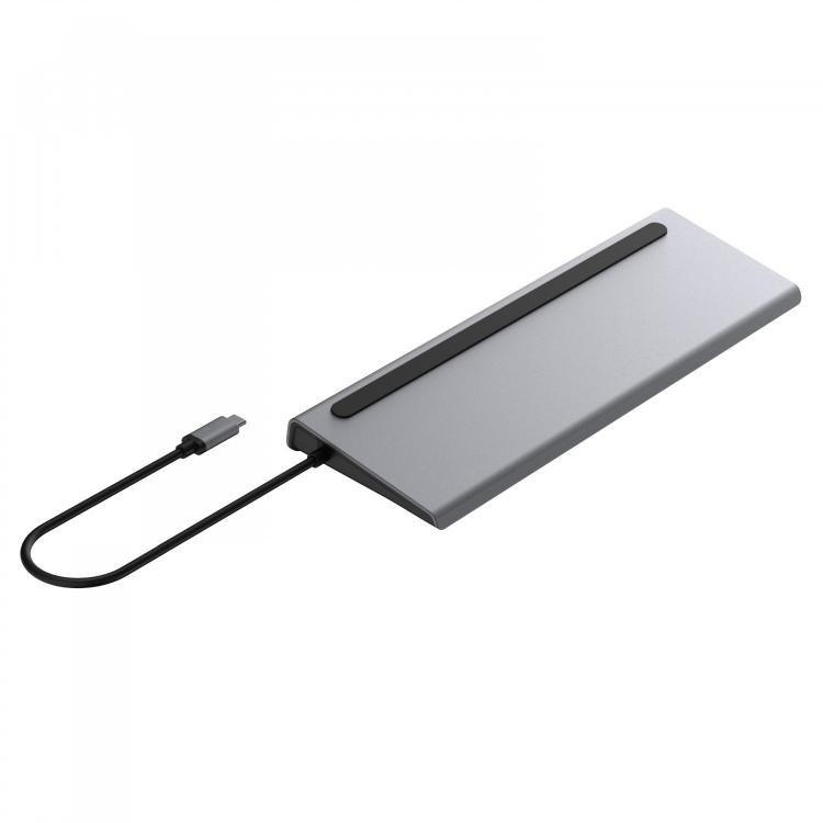 Powerology 11in1 Multi-Display USB-C Hub & Laptop Stand
