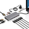 Powerology 12 in 1 - Hdmi & DP 4K Usb-C Hub Ethernet 10Gbps Data Transfer