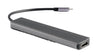 Powerology 6in 1 Slim 4K HDMI USB-C Hub 10Gbps Data Transfer