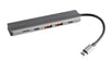 Powerology 6in 1 Slim 4K HDMI USB-C Hub 10Gbps Data Transfer