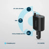 Powerology Type-C Retractable Car Charger