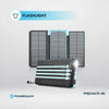 Powerology 16000mAh Solar Multi-Cable Power Bank